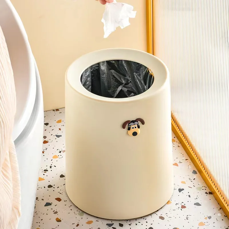 

Home Bathroom Waste Bins Toilet Waste Garbage Bin Office Table Plastic Dustbins Sundries Barrel Box Household Cleaning Tool