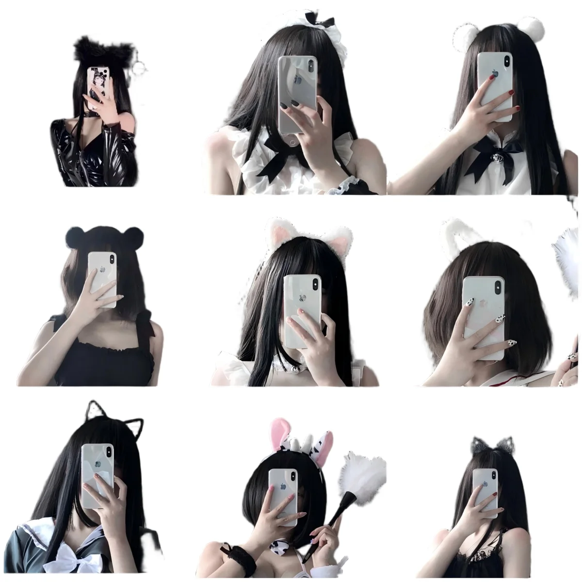 Милая и игривая кровать, флирт, секс, эротика, страсть, искушение, кошачьи уши, кроличьи уши, ролевая шляпа, коллекция головных уборов для селфи