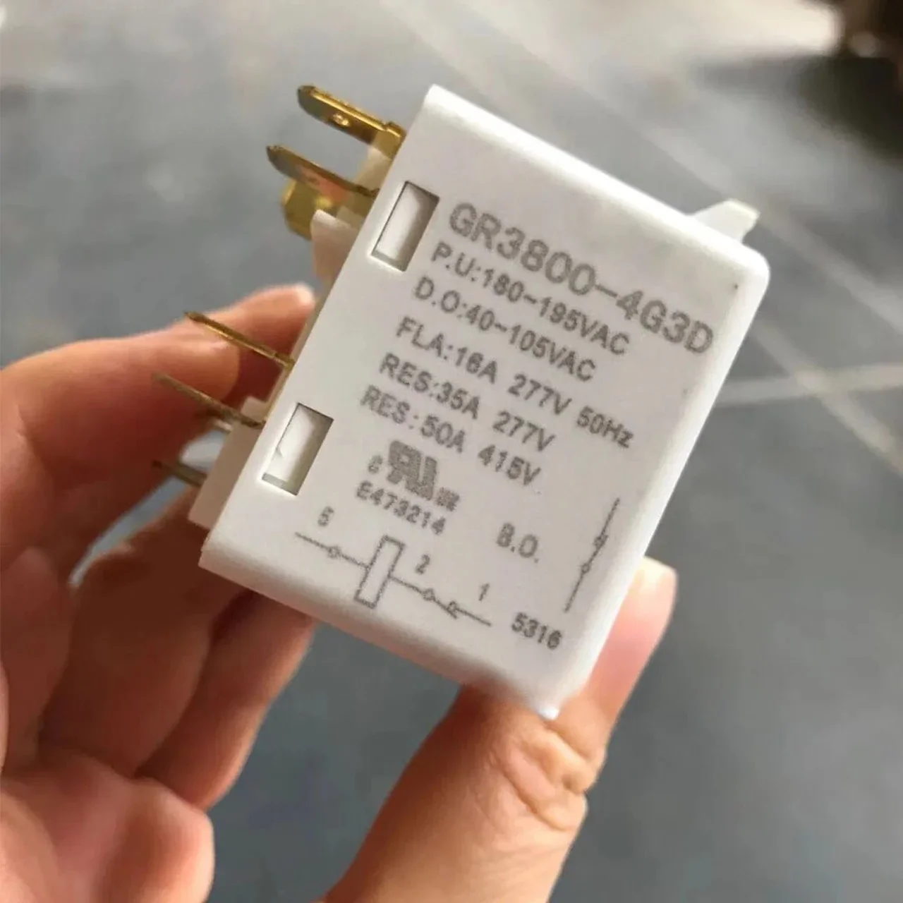 WZ-Ice Machine Accessories 3P GR3800-4G3D Compressor Start Relay