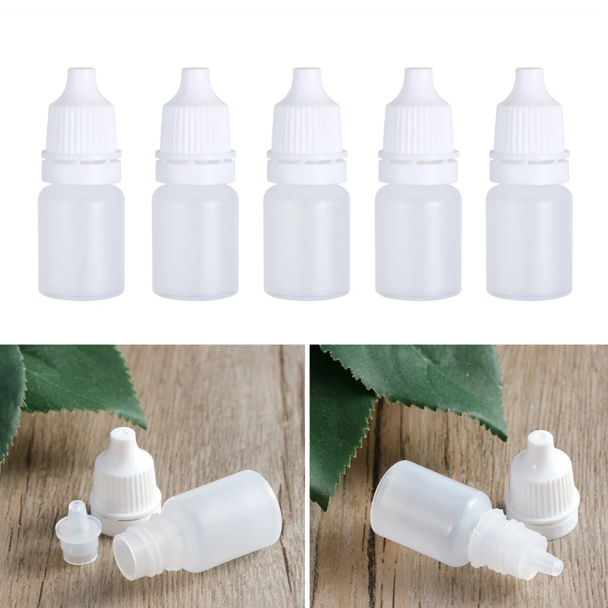 

30Pcs 5ml Empty Plastic Squeezable Dropper Bottles Eye Liquid Dropper Dropping Bottles