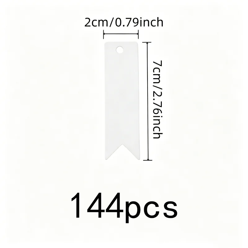 144 pcs Party Favor Tags for Party Valentines Tags, Lightweight Paper Card, Pre-Punched Hanging Hole