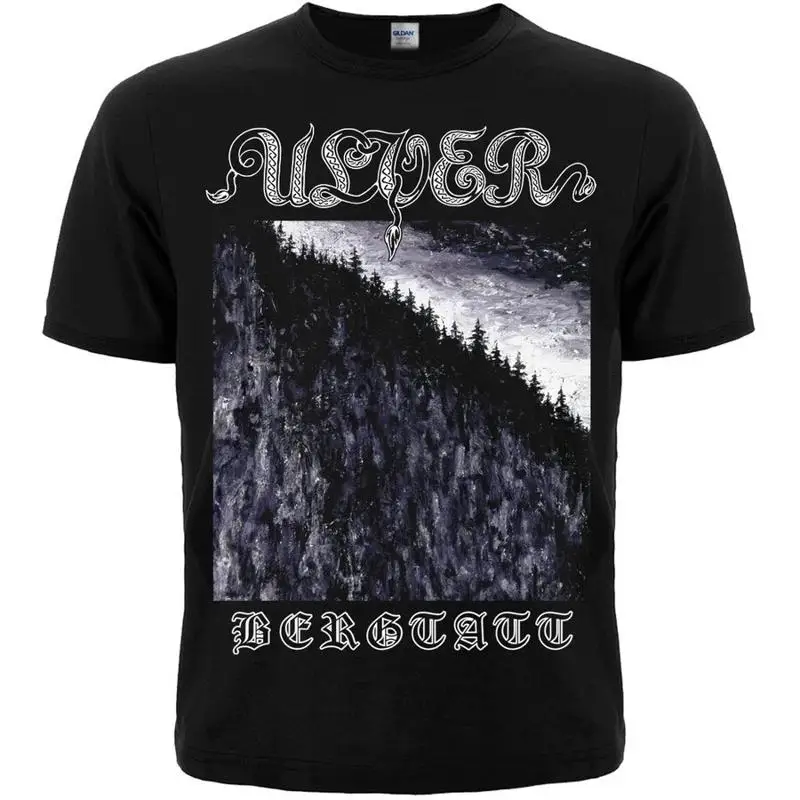 Camiseta negra Ulver "Bergtatt", trono oscuro mayhem taake