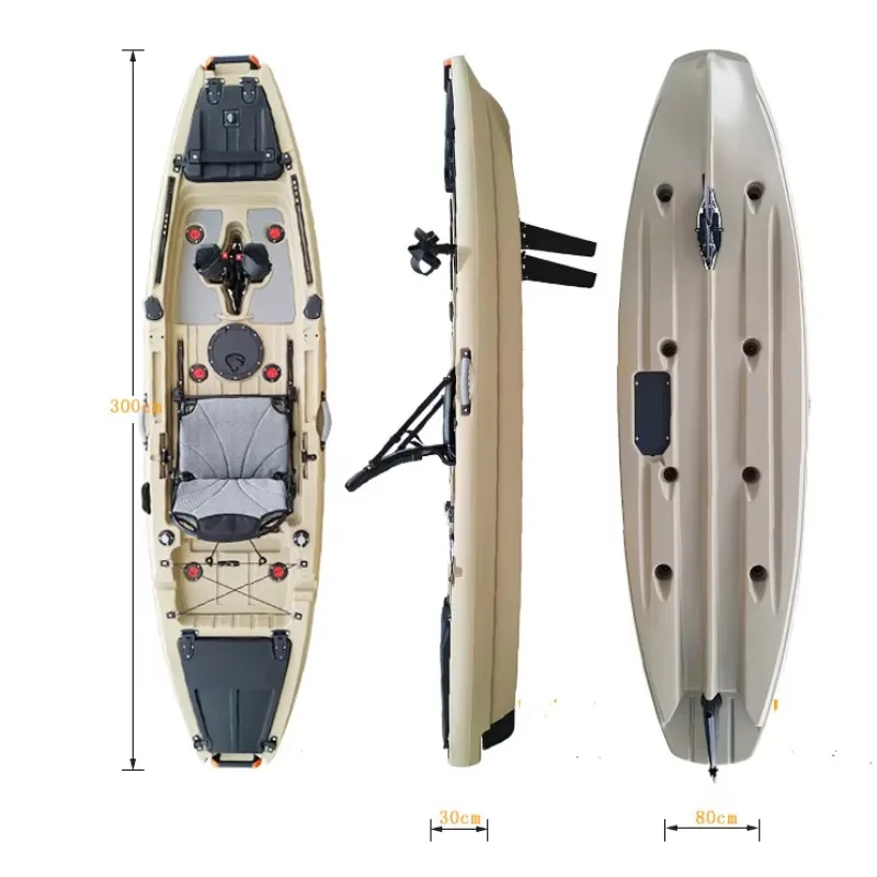 

2026 Hot Selling Single or Double Person Kayak Fishing with Pedal Modular Fishing Kayak for Sale