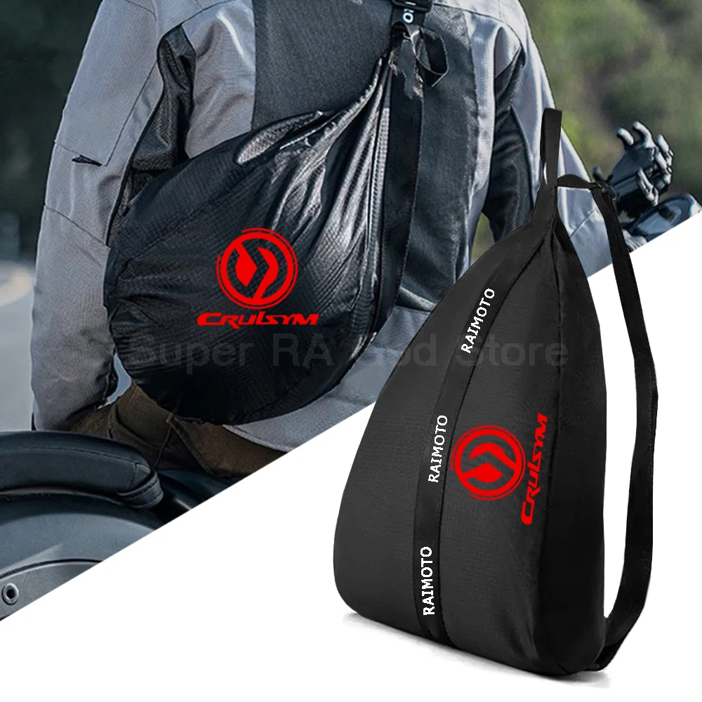 For Cruisym 125 250 2018 2019 2020 2021 2022 2023 Motorcycle Accessories Helmet Backpack Large Capacity Travel Bags Reflective