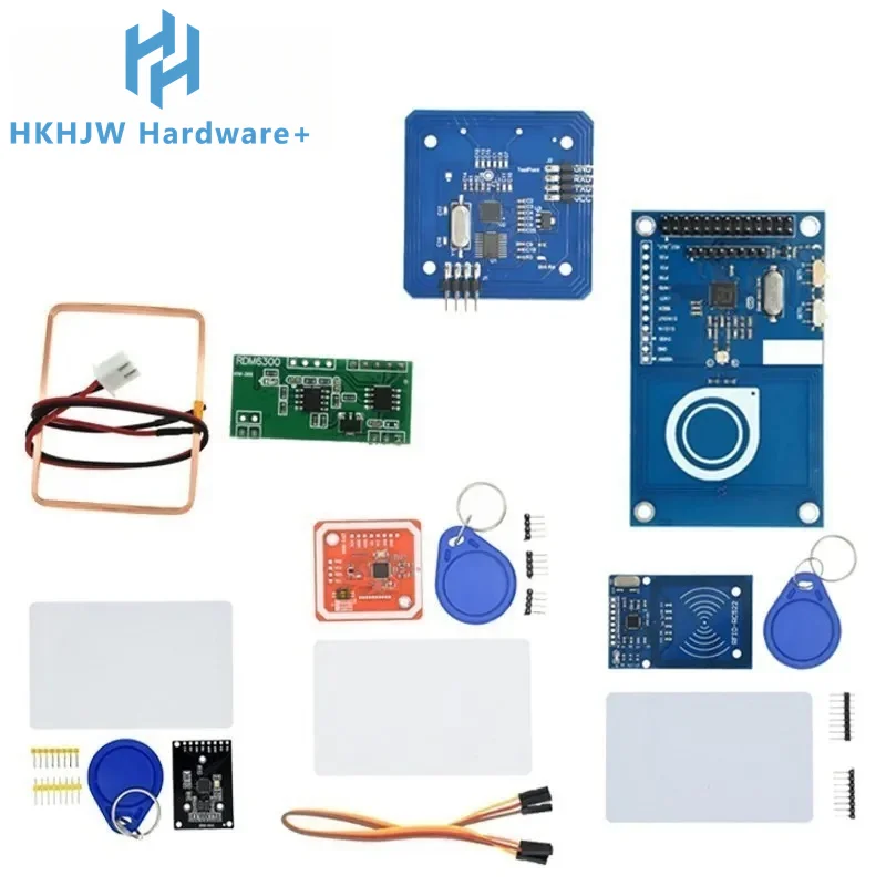 RFID Module RC522 MFRC-522 RDM6300 Kits S50 13.56 Mhz 125Khz 6cm With Tags SPI Write & Read For Arduino UNO 2560