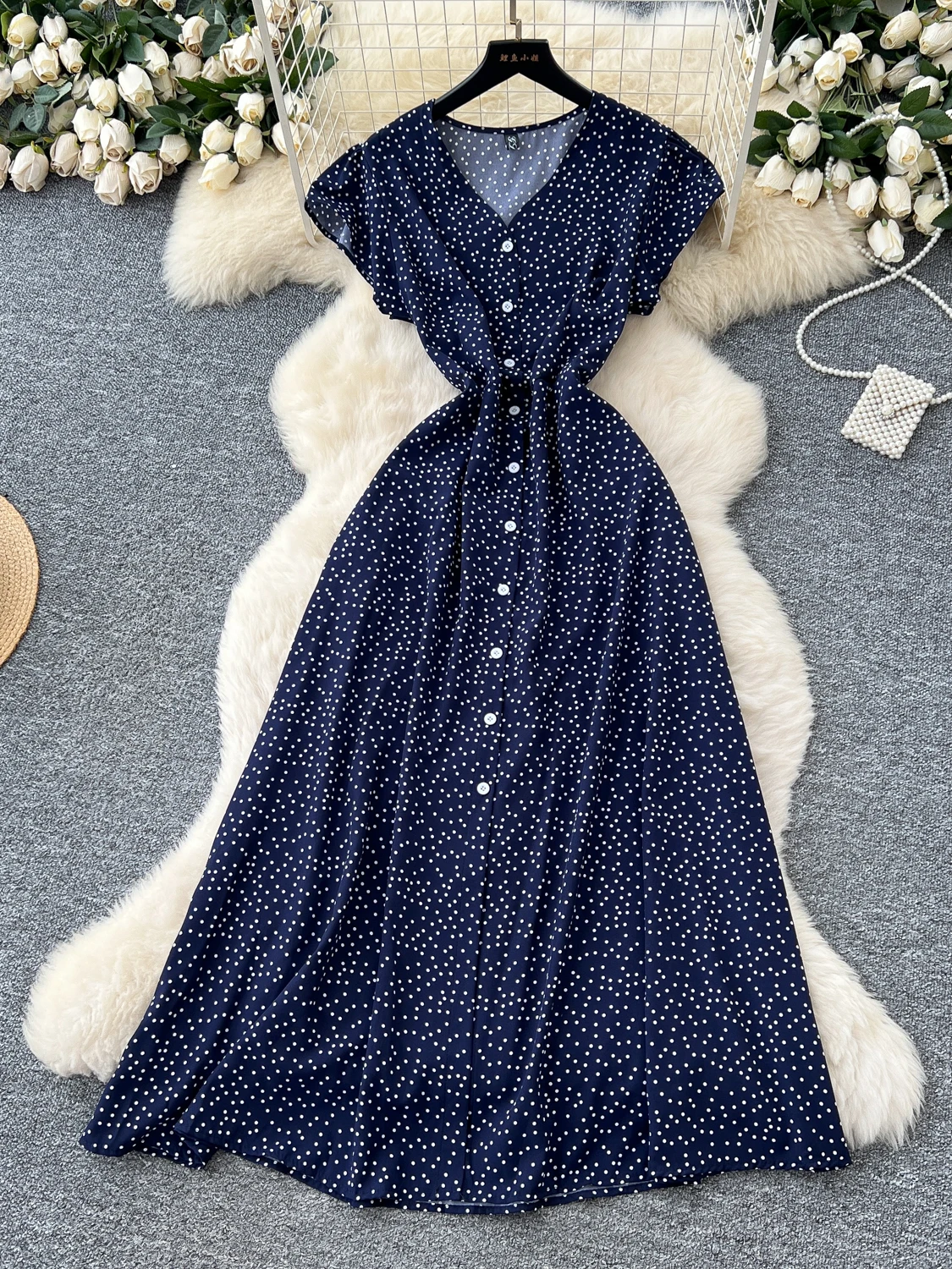 Retro V-ne Puff Sve Vita snellente Dr Gonna lunga floreale snellente estiva da donna Vita alta A-line ort Sve Ci C...