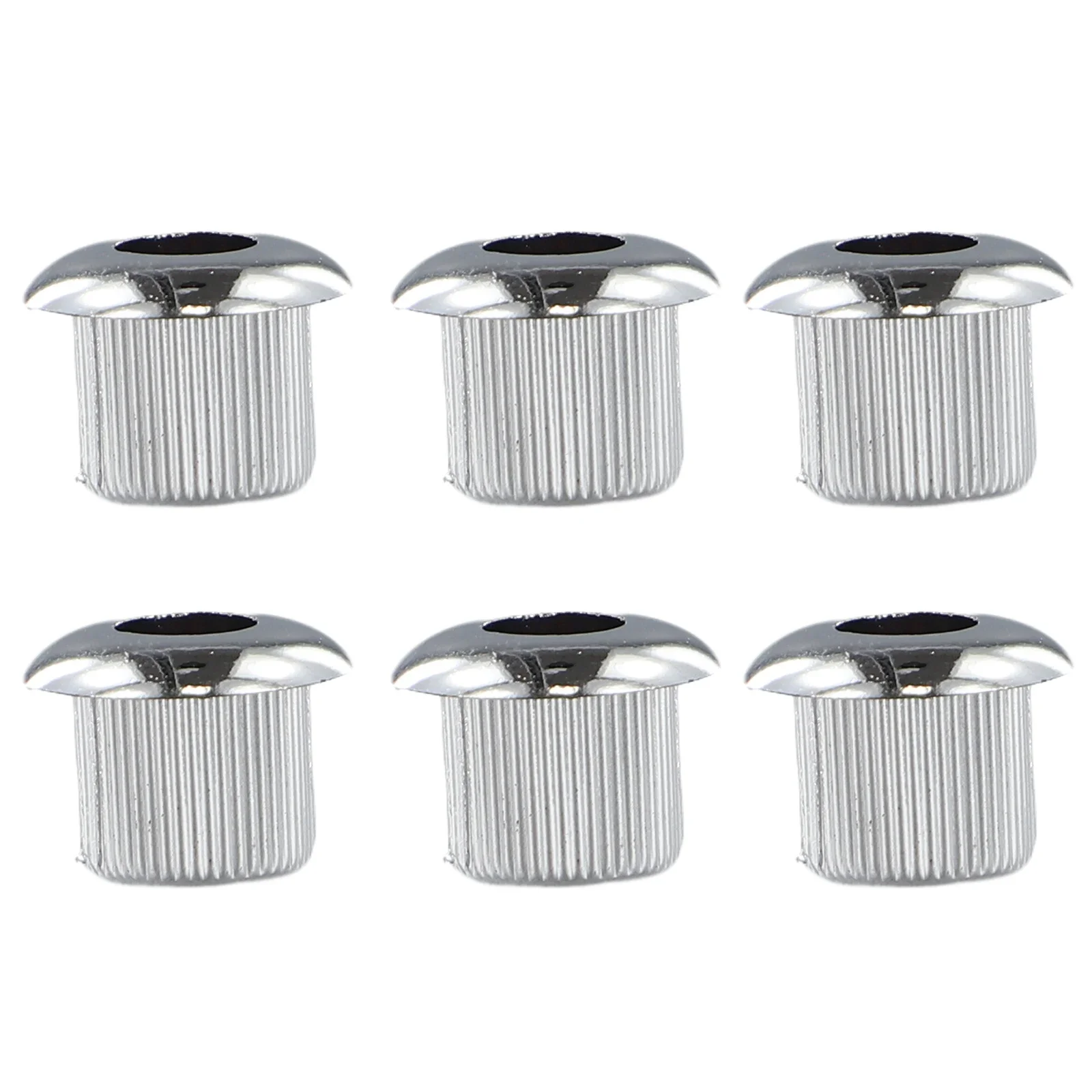 For Vintage Guitar Tuner Bushings 6 Pcs 10mm Ferrules Designed For 3/8 Inch Headstock Hole Adaptation And Stability