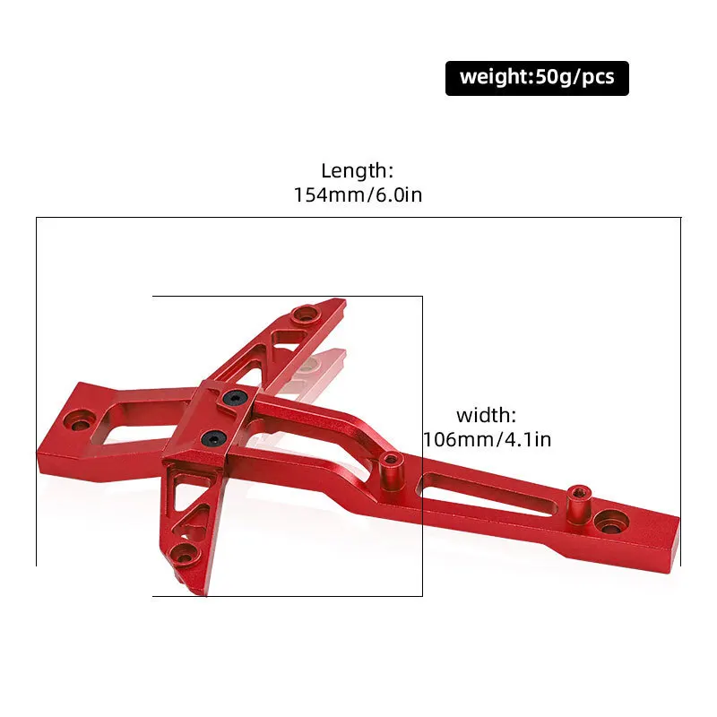 Metal Front Chassis Brace 8921 for TRXS 1/8 MAXX SLASH 1/10 MAXX RC Car Upgrade Parts Accessories