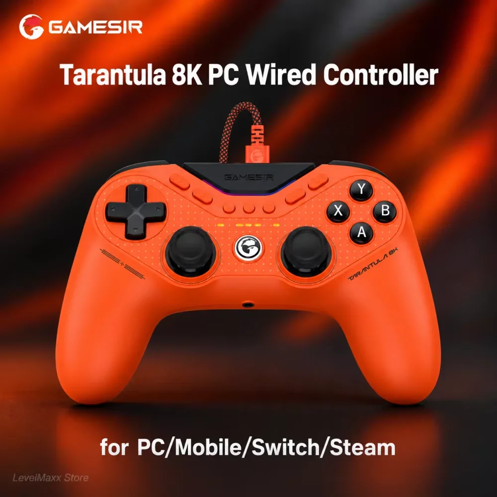 GameSir Tarantula 8K PC Bedrade Multiplatform Esports Controller T3 CE voor PC Switch Mobiel Steam 0.5ms Lage Latency TMR Stick