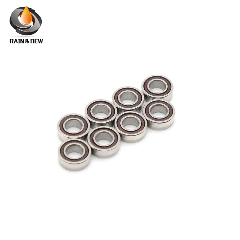 4PCS High Speed SR144TIKZN8 Handpiece Turbine Ceramic Laboratory Dental Bearings For NSK RUCA  3.175x6.35x2.38mm SR144