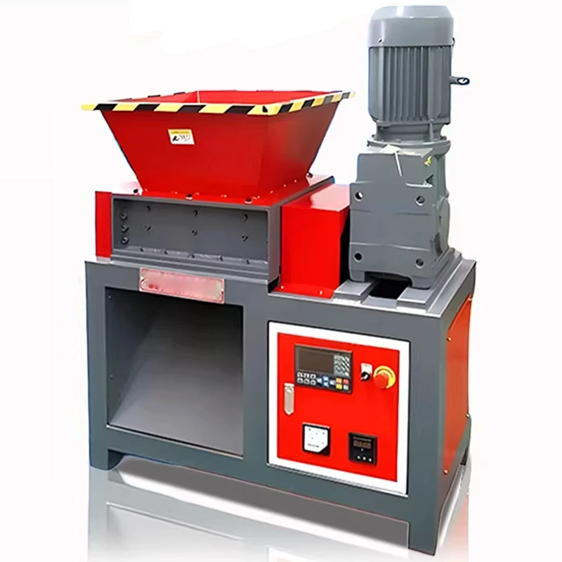 Small Shredder Single-Shaft Scrap Metal & Plastic Crusher Wood, Drum, Tire, Waste, Frozen Meat Grinder(Customized)