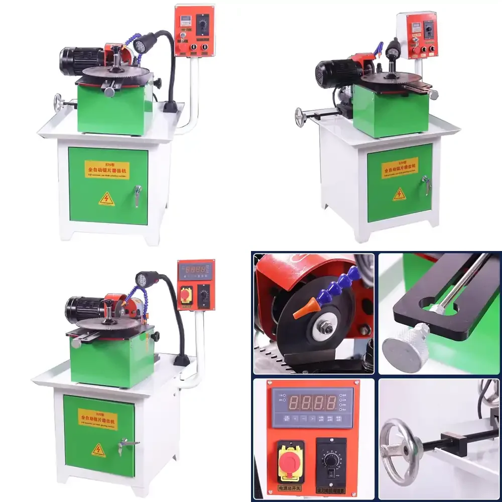 

STR 870 A B Ordinary Electric Automatic TCT Saw Blade Grinder for Wood Round Saw Blades Sharpening and Grinding