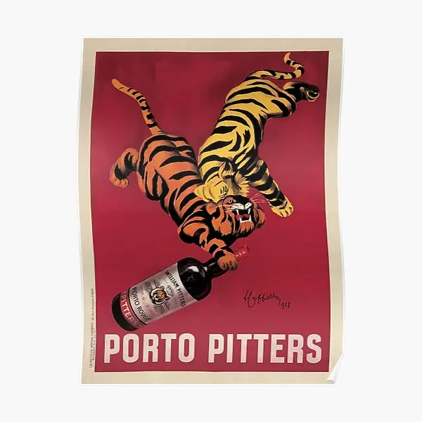 Vintage William Porto Pitters Alcoholic  Poster Painting Modern Mural Decoration Print Wall Room Funny Vintage Decor No Frame