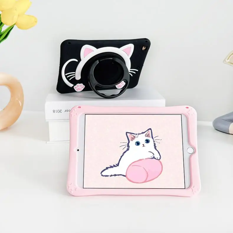 Kids Case For Samsung Galaxy Tab A 8.0 2019 T290 10.1 T510 Tablet Cover Tab A7 Lite 8.7 A9+A11+Plus 11 A8 Stand Shockproof Shell
