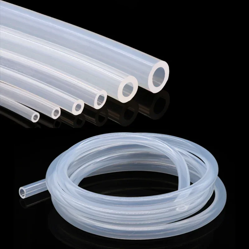 1m～20m 透明シリコンホース 耐熱性 無毒 食品グレード パイプ 蛇口 水槽 庭用 チューブ 直径1mm～12mm