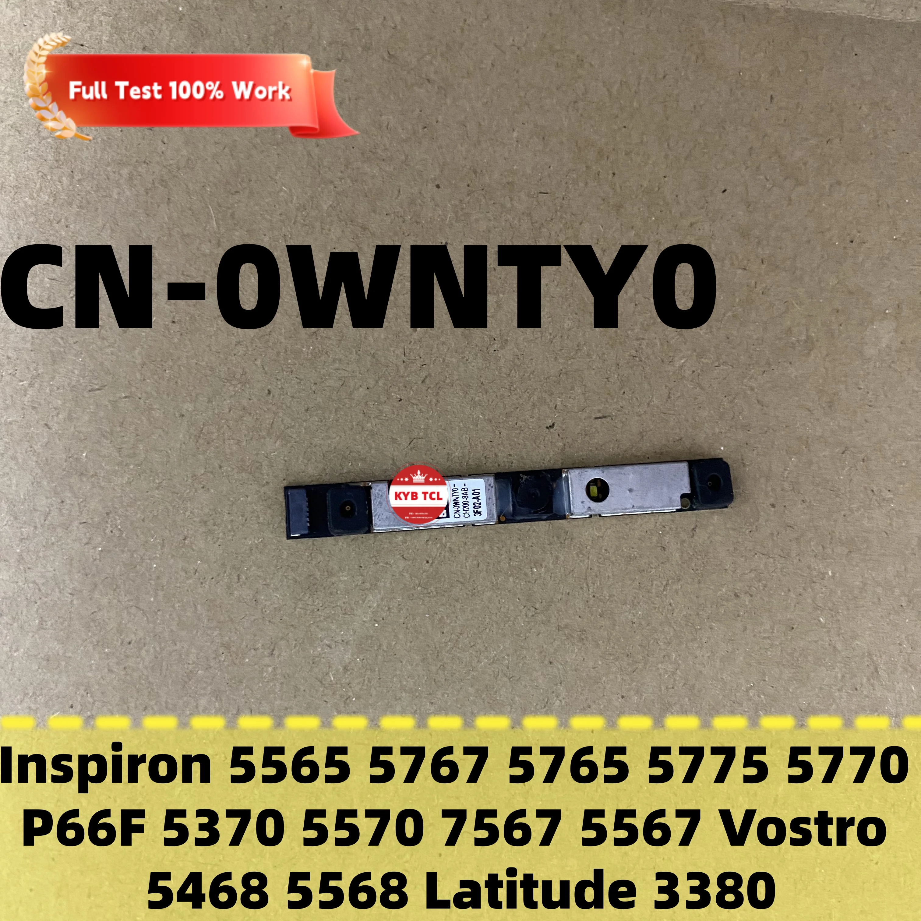 Веб-камера для ноутбука Dell Inspiron 5565 5767 5765 5775 5770 P66F 5370 5570 7567 5567 Vostro 5468 5568 Latitude 3380 0WNTY0 CN-0WNTY0 WNTY0 Веб-камера для ноутбука Dell Inspiron 5565 5767 5765 5775 5770 P66F 5370 5570 7567 5567 Vostro 5468 5568 Latitude 3380 0WNTY0 CN-0WNTY0 WNTY0