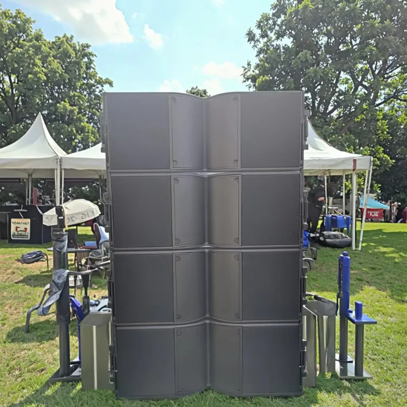 Outdoor sound system waterproof K212 dual 12-inch passive bidirectional line array speakers for professional stage performances