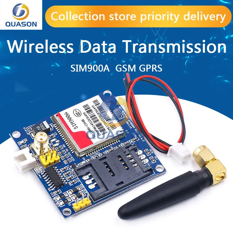 SIM900A SIM900 MINI V4.0 Wireless Data Transmission Module GSM GPRS Board Kit w/Antenna C83