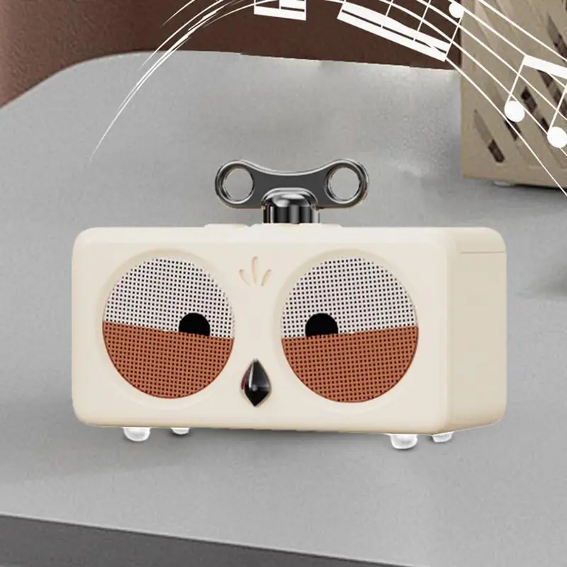 Altavoces inalámbricos portátiles Diseño de búho Estéreo inalámbrico Altavoz para deportes al aire libre Sonido estéreo fuerte resistente al agua Bajos profundos Todo el día
