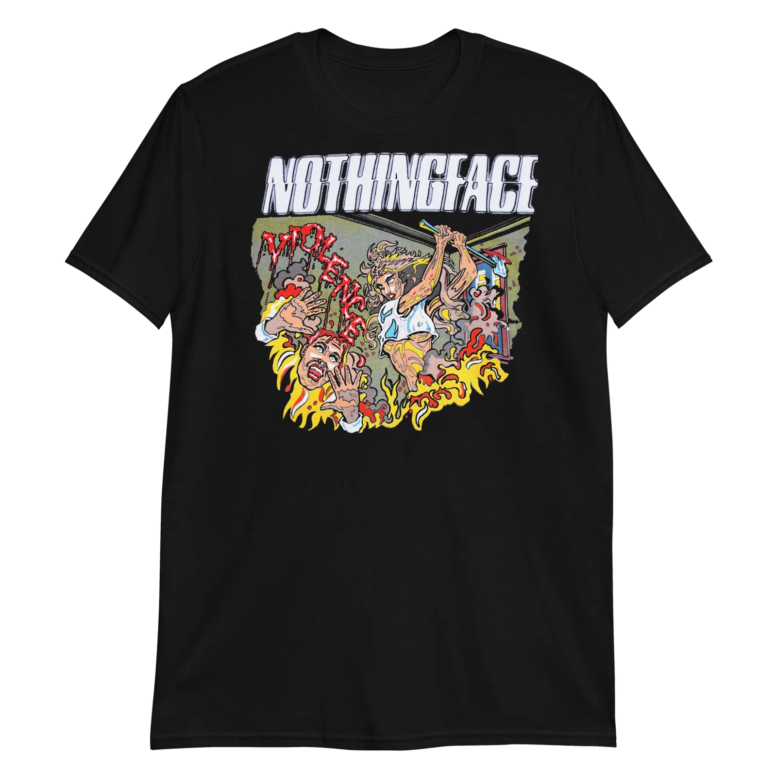 NOTHINGFACE Violence Industrial Metal Nu Metal Band T-Shirt