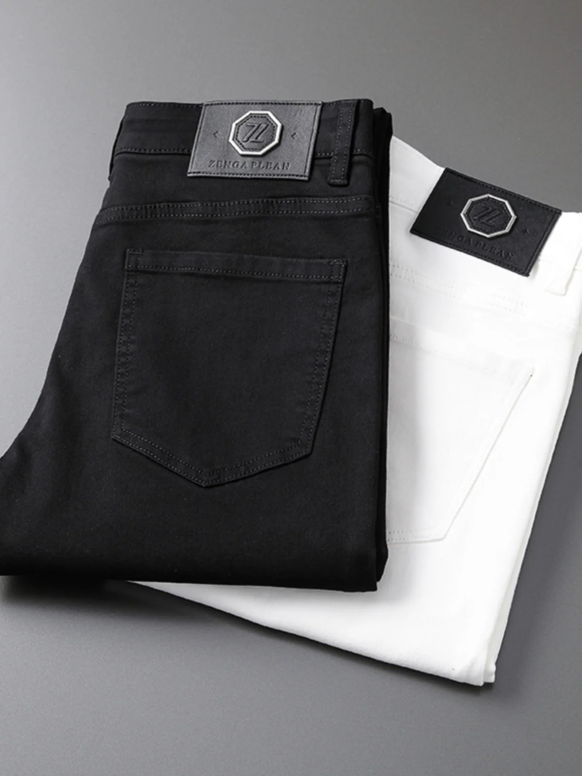 

Slim Fit Casual Jeans Men's Spring Autumn Straight Leg Fashionable Youthful Breathable Stretchy Classic American Style