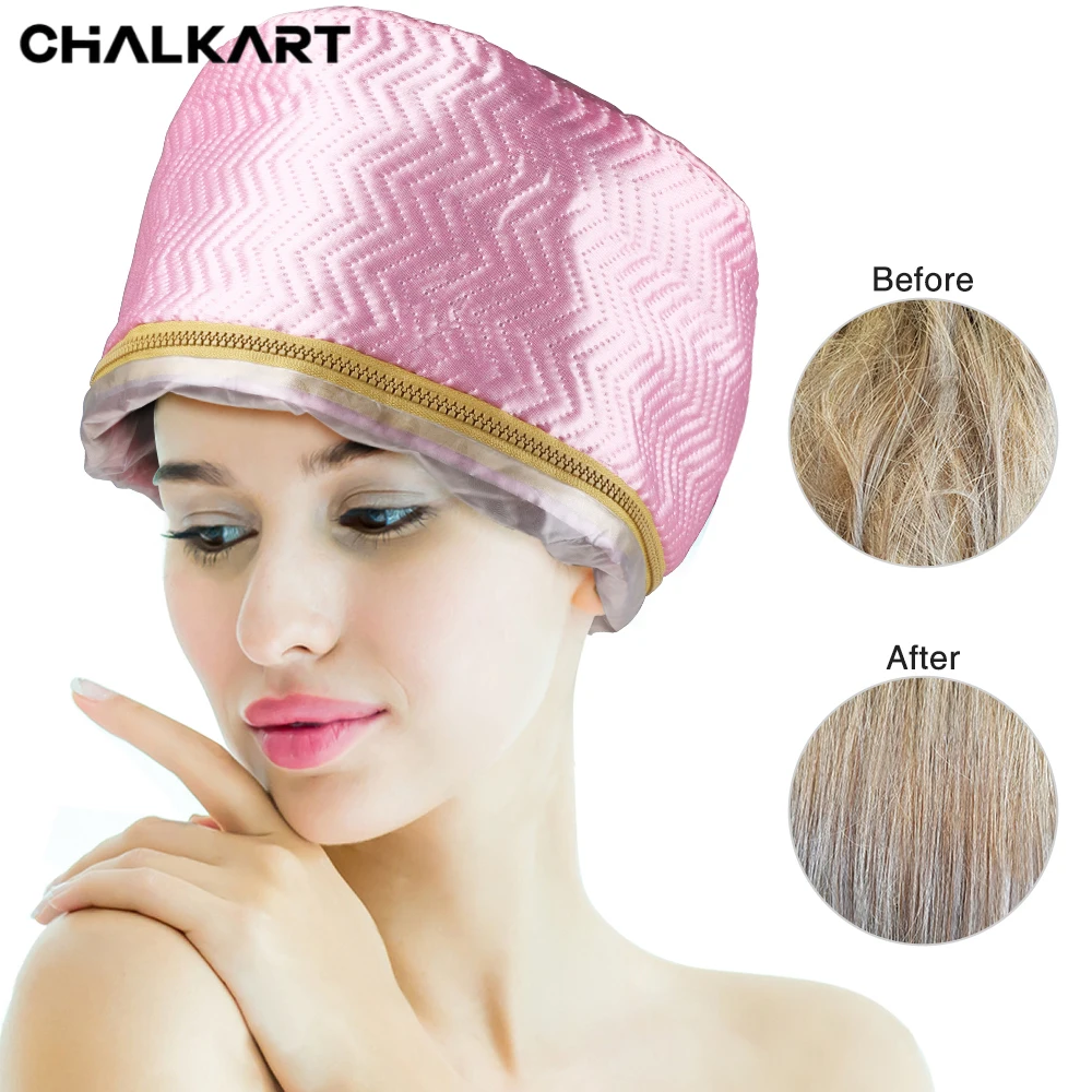 

Professional Hair Steamer Cap for Deep Conditioning Salon Quality Thermal Heating Treatment for Hair Repair Shine Easy Home Spa