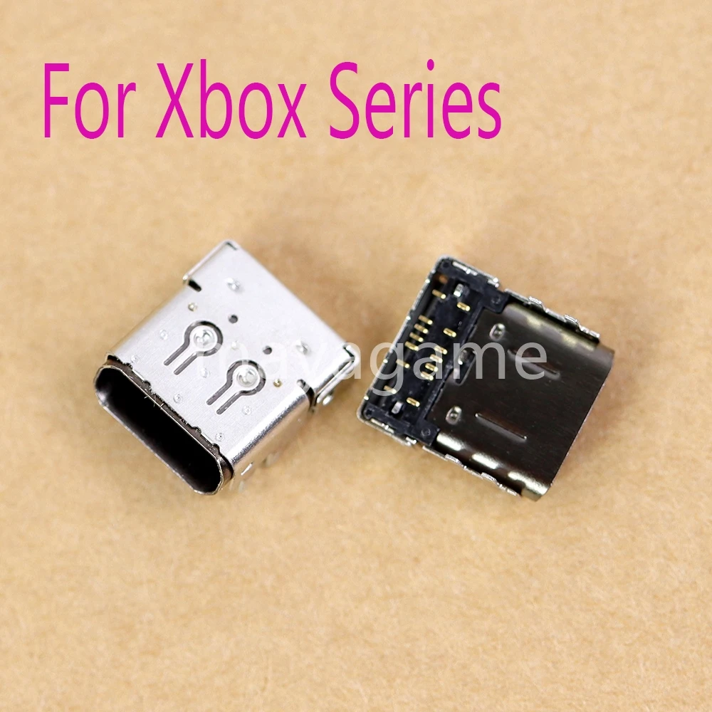 30 stücke für xbox serie x s controller usb stecker für elite v2 für ss sx original typ-c ladegerät steckdose port