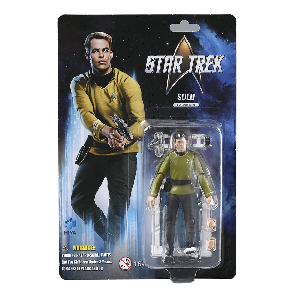 

HIYA Exquisite Mini Series 1/18 Scale 4 Inch STAR TREK 2009 Sulu Action Figure