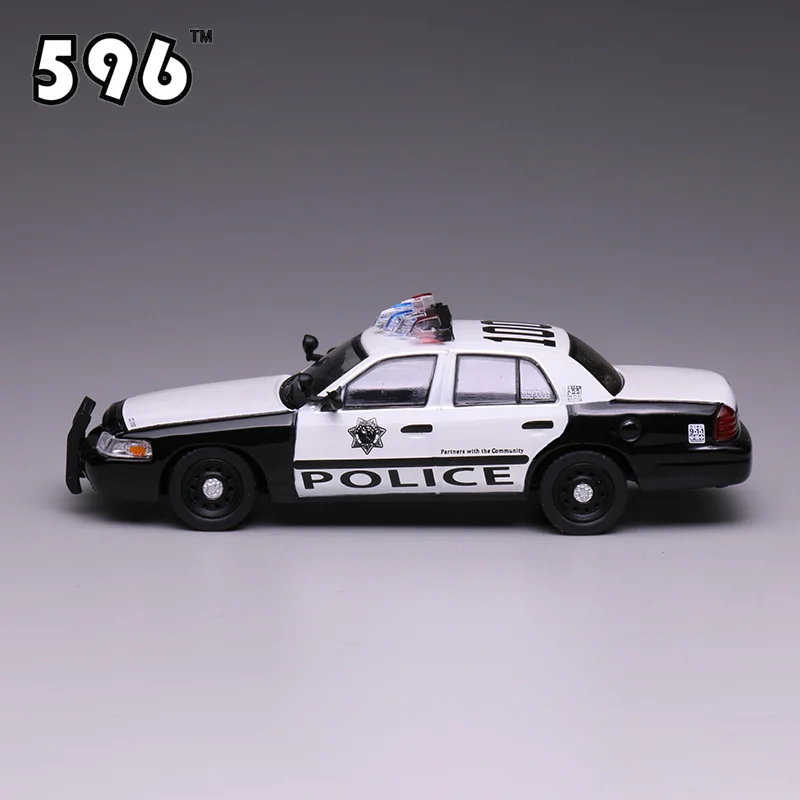 Ford CV Capitol Las Vegas policía Vermont Estado policía simulación aleación modelo 1:64 escala coleccionable juguete para regalo personalizado para mayores de 14 años