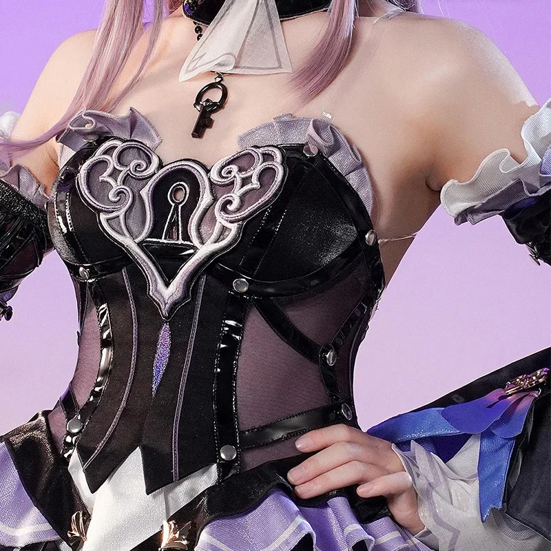 2025 22 Honkai Star Rail el disfraz peluca vestido funda sombrero accesorios conjunto completo Herta juego Cosplay mujeres hombres Carniv