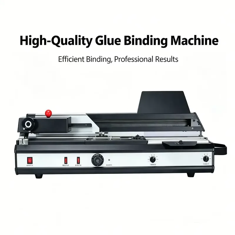 Manual Hot Melt Adhesive Binding Machine Efficient Perfect Binder for Office and Printing Shop Use Factory Direct Sales