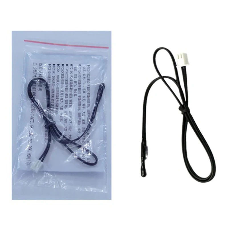 1PC Air Conditioning Temperature Sensor 5K 10K 15K 20K 25k 50K Air Conditioner Tube Sensor Rubber Head Copper Head