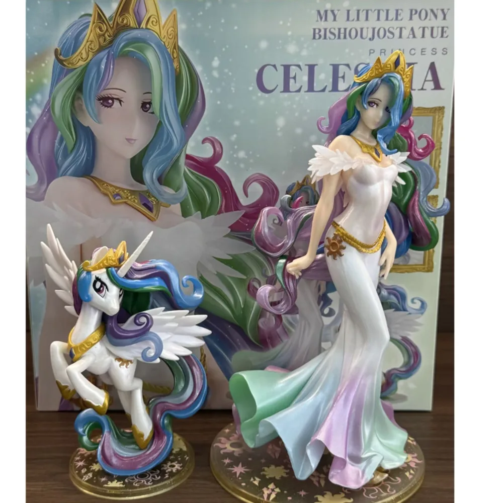 Статуя My Little Pony Bishoujo, принцесса Celestia, Twilight Sparkle Fluttershy, аниме, ПВХ, фигурка, коллекция игрушек, модель куклы