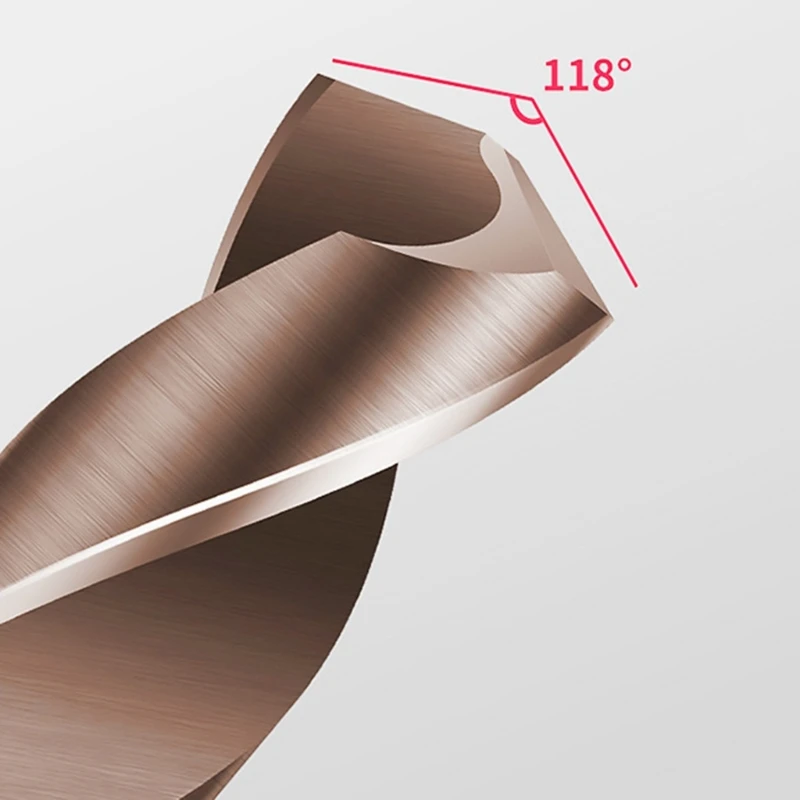 M17D 1/2inch Twist Shank Drill Bit HSS Twist Drill Bit for Wood Steel Metal Plastic