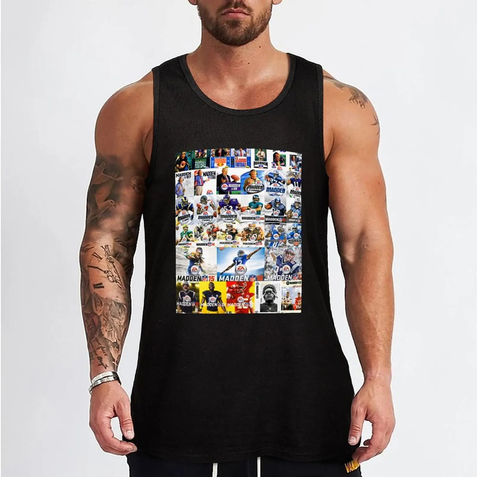 John Madden Tank Top Men's gym clothing summer clothes men 2024 clothes for men