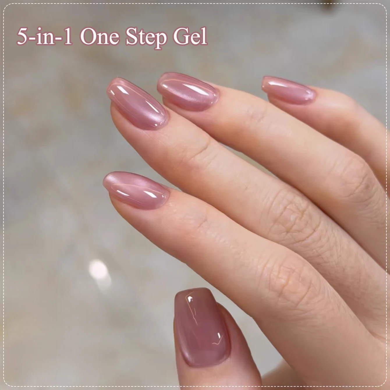 SHAKA 1pcs Summer Flash Hibisc - Nail Art Cat Eye Pink ulasan dan harga