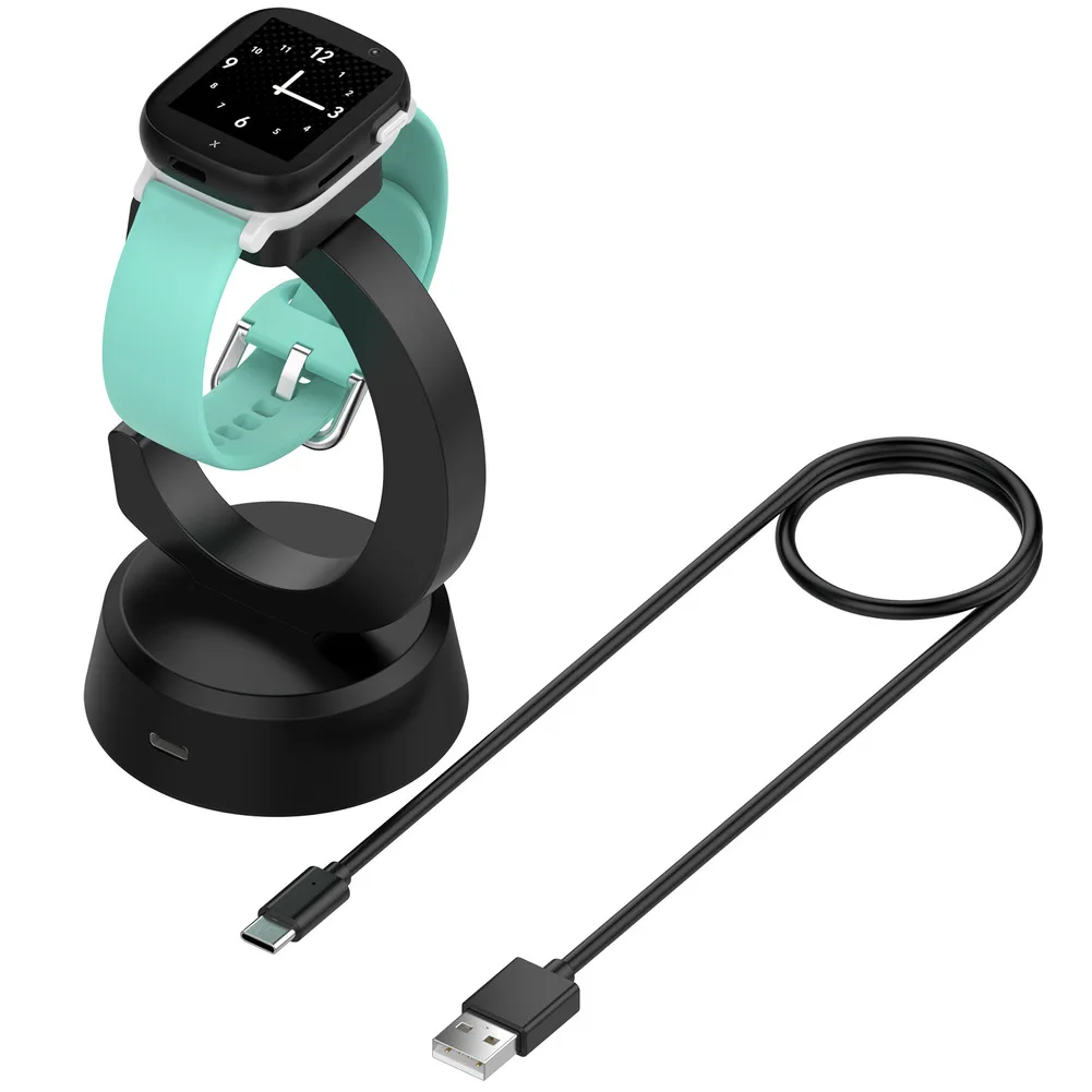 xplora-x6-play-スマートウォッチ用交換用-usb-充電スタンド-5v-入力-1000ma-出力-abs-素材-コンパクトで安定したデスクスタンド
