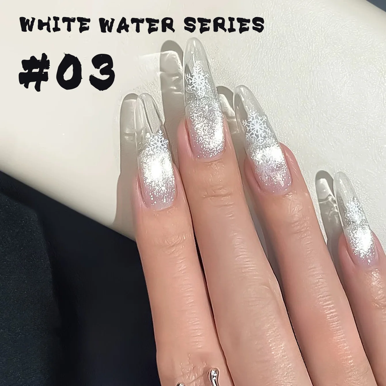 MIANEL 12 مللي 1-3 قطعة الأظافر البيضاء 2025 جديد الصيف الماء المغلي العالمي التمهيدي الزجاج الخرز هلام طلاء الأظافر واضح فلاش طلاء الأظافر #6