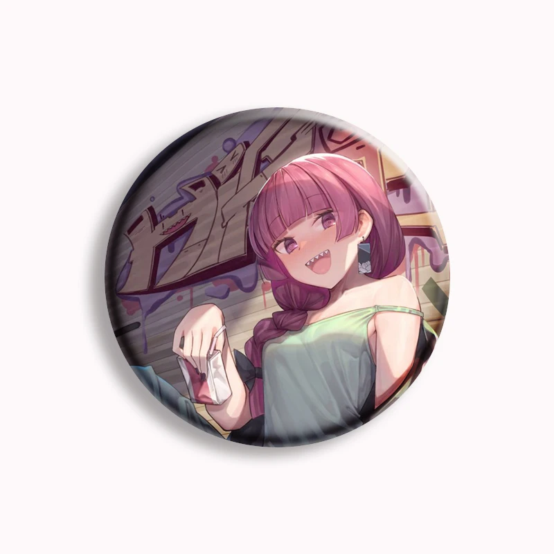 BOCCHI THE ROCK Broche Anime para Fãs, Botão Pin Badge, Acessórios Cosplay, Kawaii, Yamada, Ryo, Kita, Ikuyo, Gotou, Hitori, 58mm