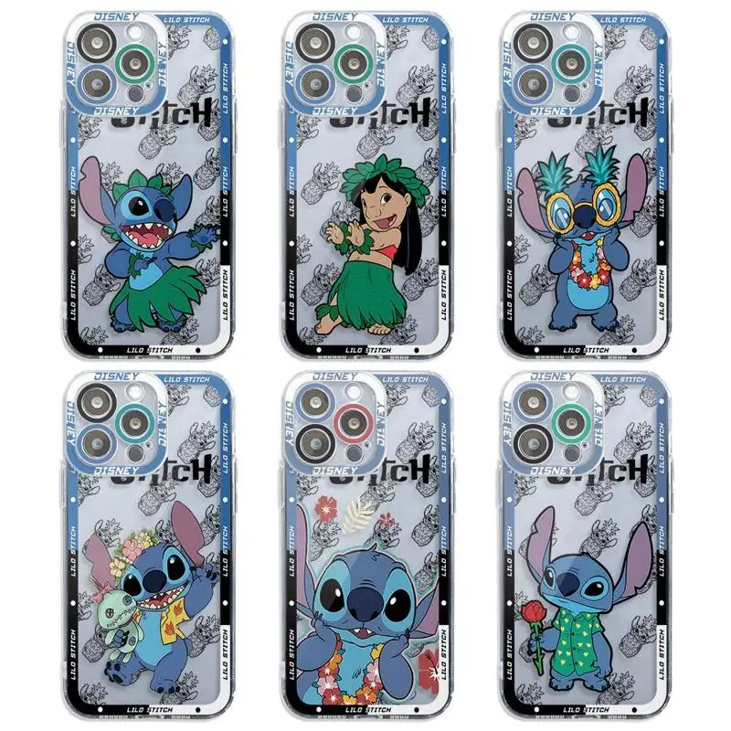 Disney Stitch Phone Case for Honor X9a 5G X8 4G X8a X8b 90 Lite X8 X7b X9b Clear Silicone Cover