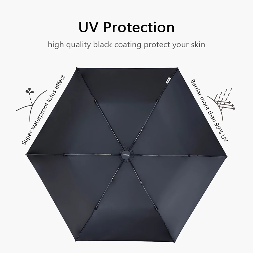 Parachase Folding Umbrella Rain Women Men Ultralight Portable Travel Japanese Umbrella Windproof 6K Mini Clear Umbrella Paraguas