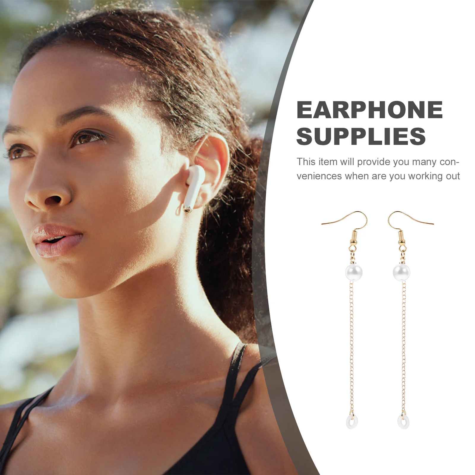 

Anti lost Earphone Supplies Earrings Straps for Wireless Earbuds Accessories Fitness Sports Ear Line Jewelry Gifts