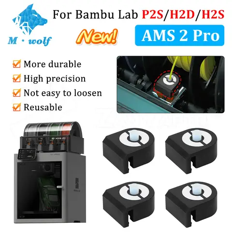 X2D/P2S/H2D/H2S Feed Port Protecto for bambu lab AMS 2 Pro ABS Resistant to high temperatures Easy installation 3d printer parts