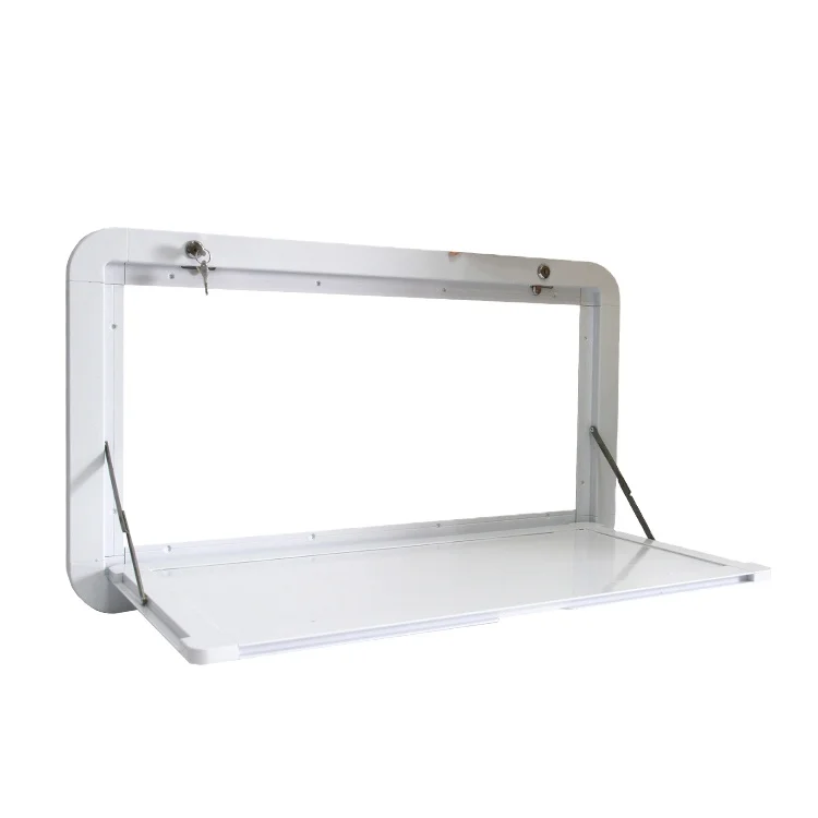 RV Accessories 500*300mm White Or Black Color RV Accessories Aluminum Folding Picnic Table