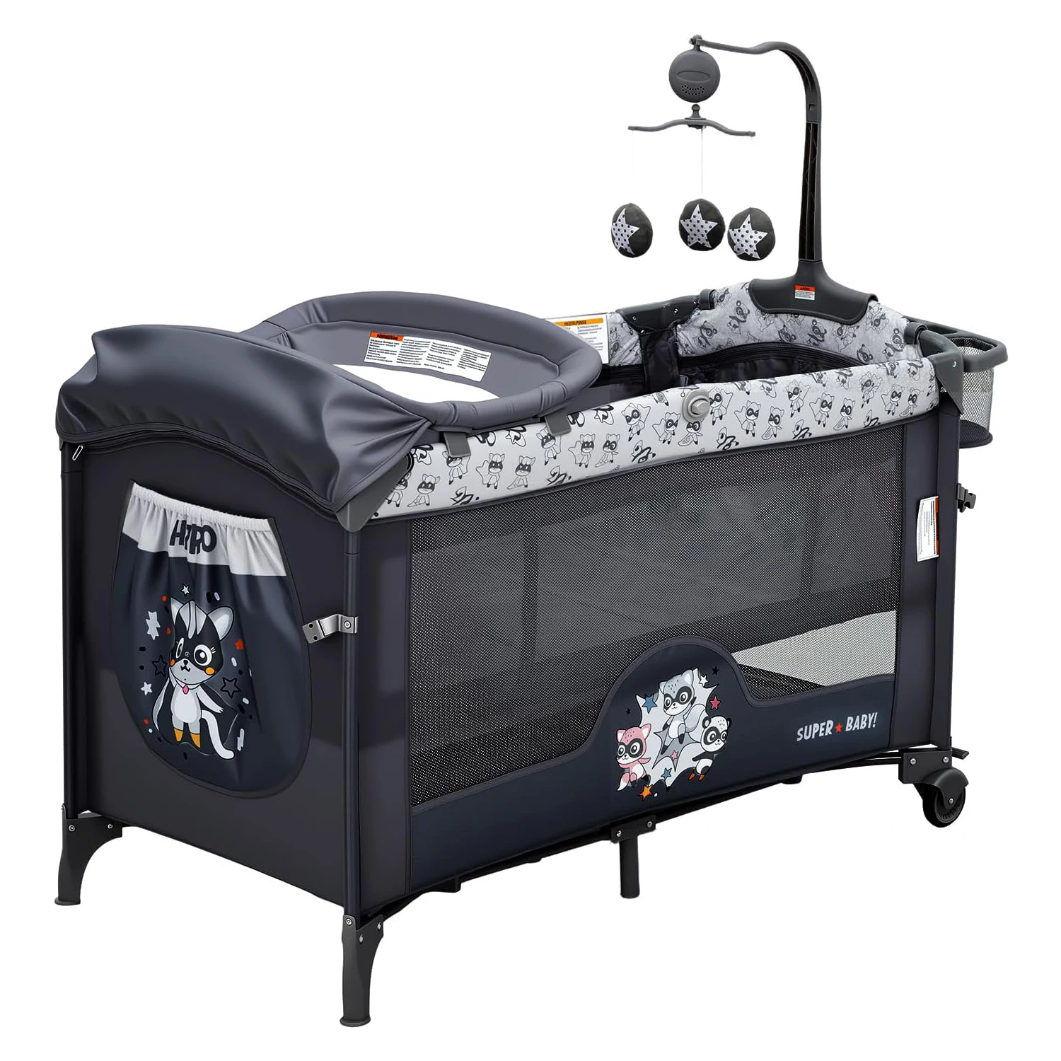 4 in 1 Portable Baby Travel Crib and Bassinet