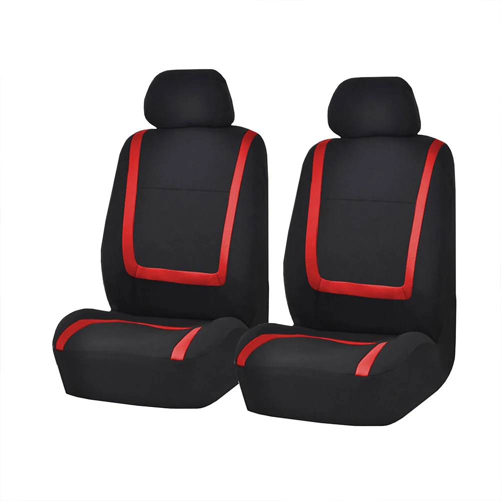 

9 pcs Car Seat Cover Universal Auto Seat Protector Mat Wear Resistant For Cars Trucks Suv Interior Accessory Comfortable Red