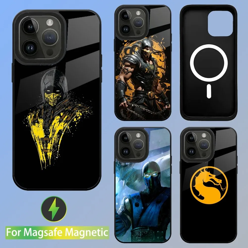 

Game Mortal K-Kombat Phone Case For iPhone 15,14,13,12,11,Plus,Pro,Max Mini Magsafe Magnetic Wireless Charging