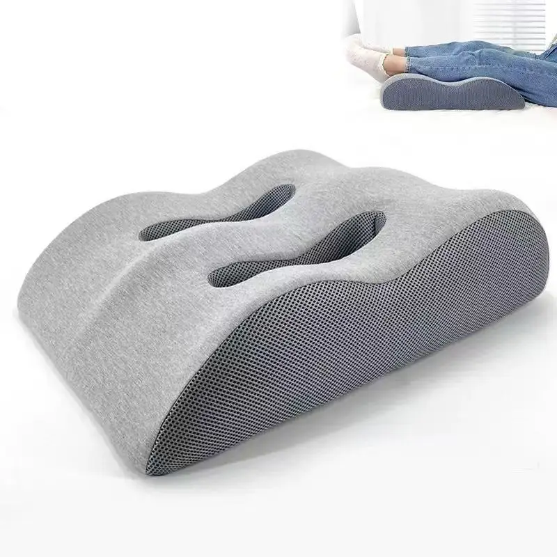 Memory Foam Leg Elevation Pillow for Bed Foot Rest Support Cushion Pressure Relief Wedge Pad for Pregnancy