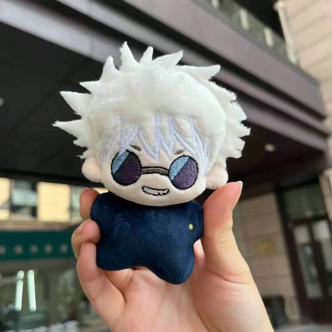 12cm Jujutsu Kaisen pluszowa lalka uroczy Anime Geto Suguru Satoru Gojos Mini Plushie zabawka Cosplay ciało rozgwiazda zabawki dla dzieci prezent