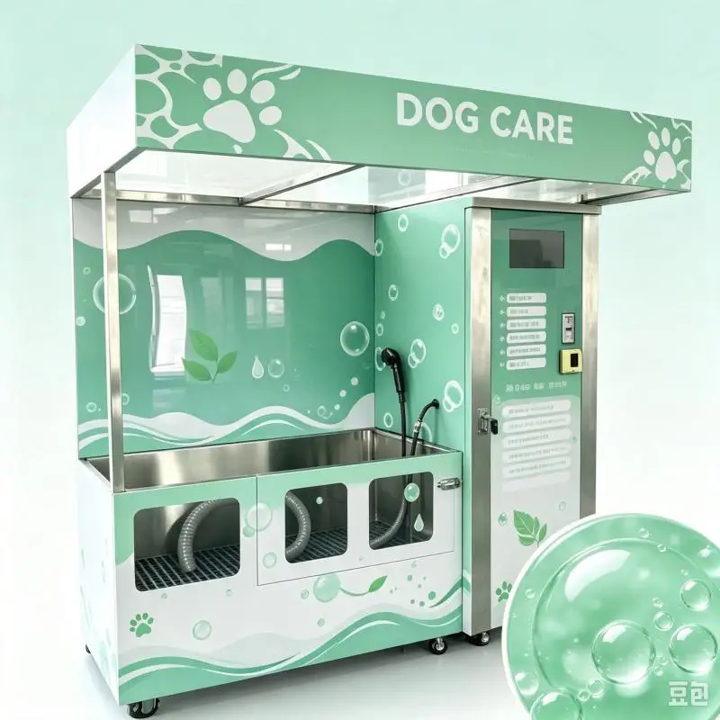 Intelligent Pet Wash Vending Machine Dog Bath System Automatic Grooming Equipment Digital Control Customized
